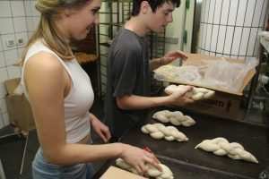 Making Hallah for Shabbat