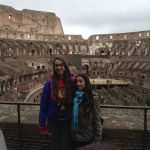 Colosseum and the roman forum