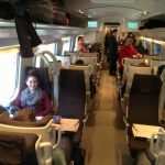 Modern train to florence